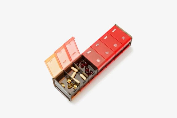 GoBox bilaterale con custodia, rosso